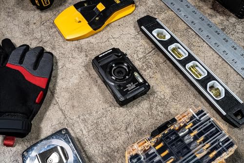 OM SYSTEM Olympus Tough TG-7 Black Underwater Camera, Waterproof, Freeze Proof, High Resolution Bright, 4K Video 44x Macro Shooting (Successor Olympus TG-6)
