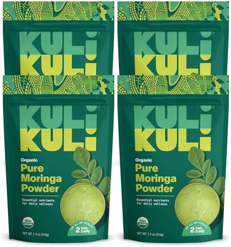 Kuli Kuli 100% Organic Moringa Powder - Pure Moringa Leaves Superfood