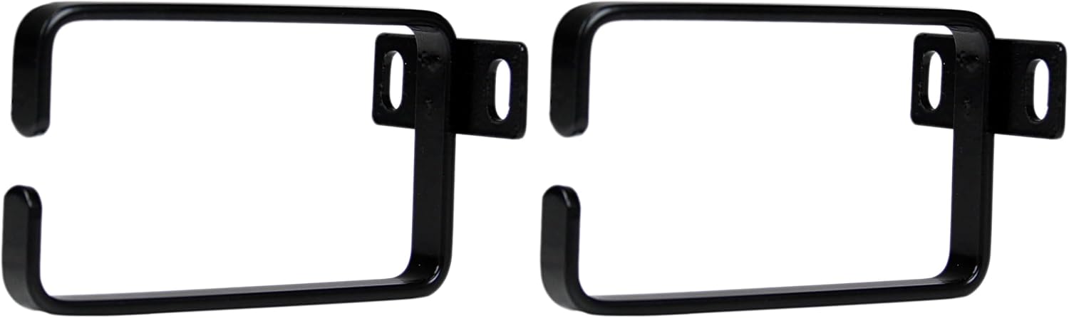 StarTech 1U Vertical 2.2 x 3.9in (5.7 x 10cm) Server Rack Cable Management D-Ring Hook; Network Rack-Mount Cord Organizer; Cable Manager for 19" and 10" Cabinets