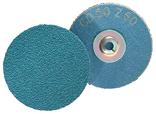 PFERD 42256 Combidisc Quick Change Abrasive Disc, Type CD, Zirconia Alumina Z, 2