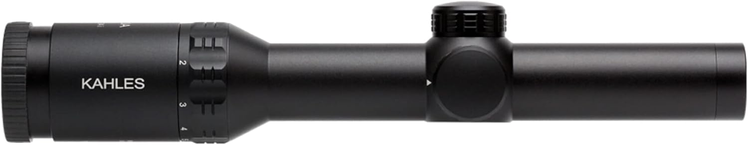 KAHLES Helia 1-5x24i Riflescope, top view showing turrets