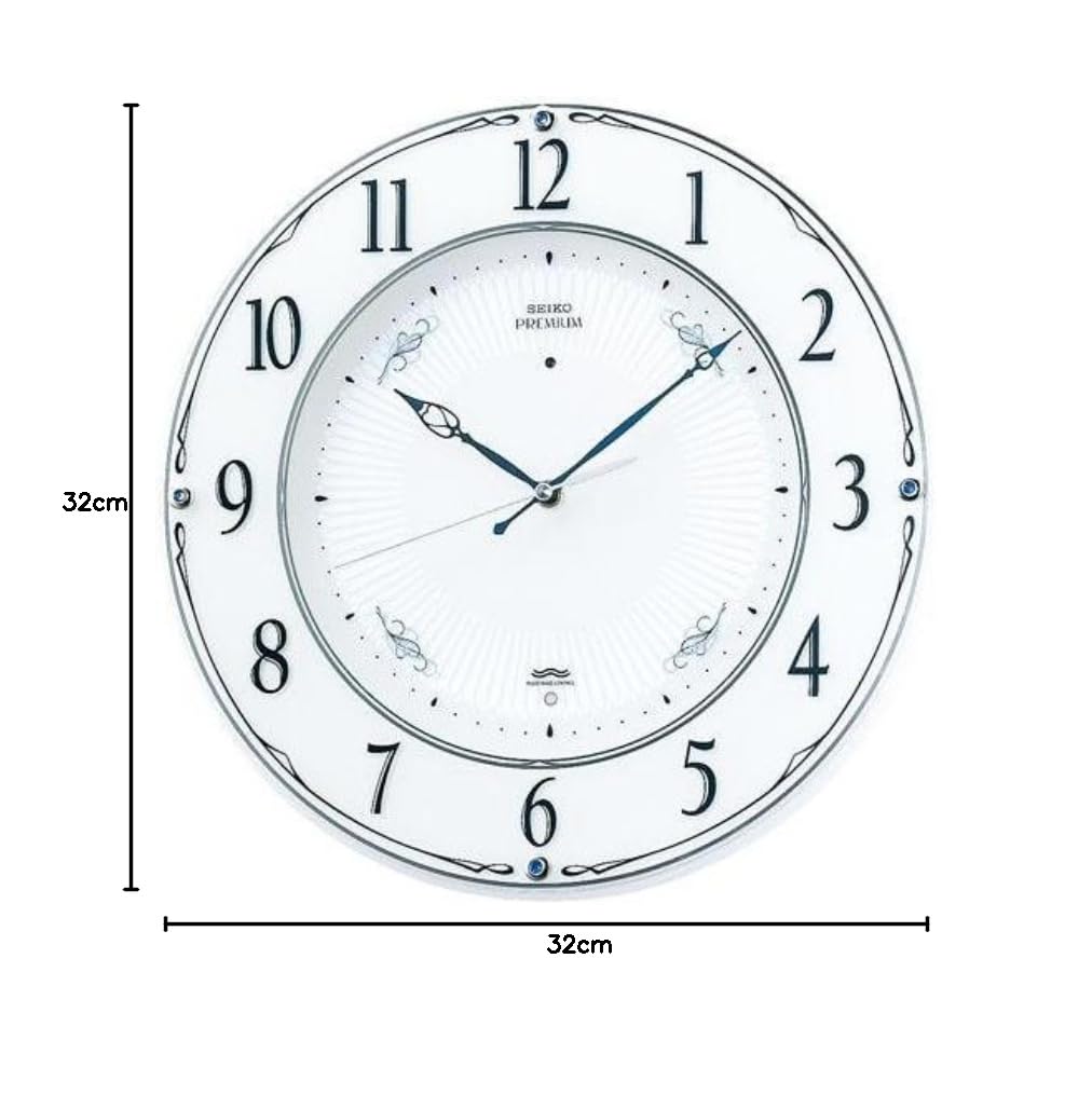 セイコー 掛け時計 電波 アナログ LS230W 白パール 静音 SEIKO Amazon.co.jp: SEIKO PREMIUM セイコープレミアム 電波掛け時計