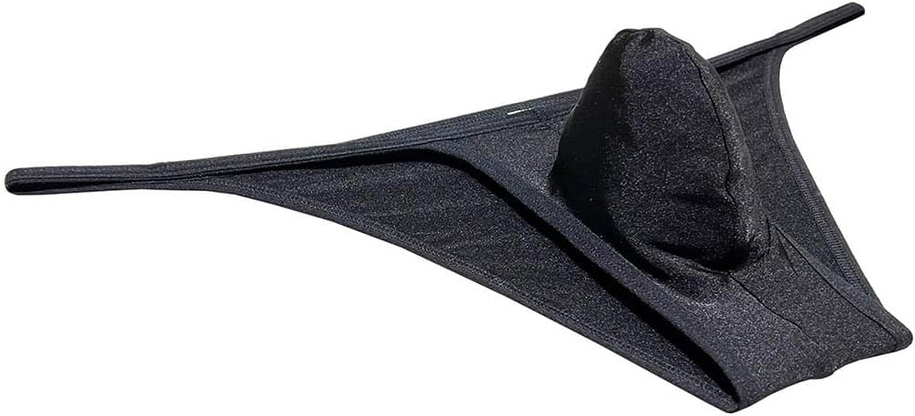 Mens Ultra Tiny Bikini Briefs Underwear Male Contour Pouch Cheeky Briefs Open Side Ice Silk Underpants Sheer Bottoms - Image 3