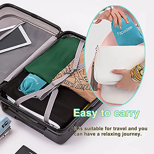 Fapazee Travel Pillow, Inflatable Neck Pillow For Traveling, Portable Head And Neck Support Pillows, Suitable For Sleep Rest, Airplane, Car, Office And Outdoor (Blue) #TOP6