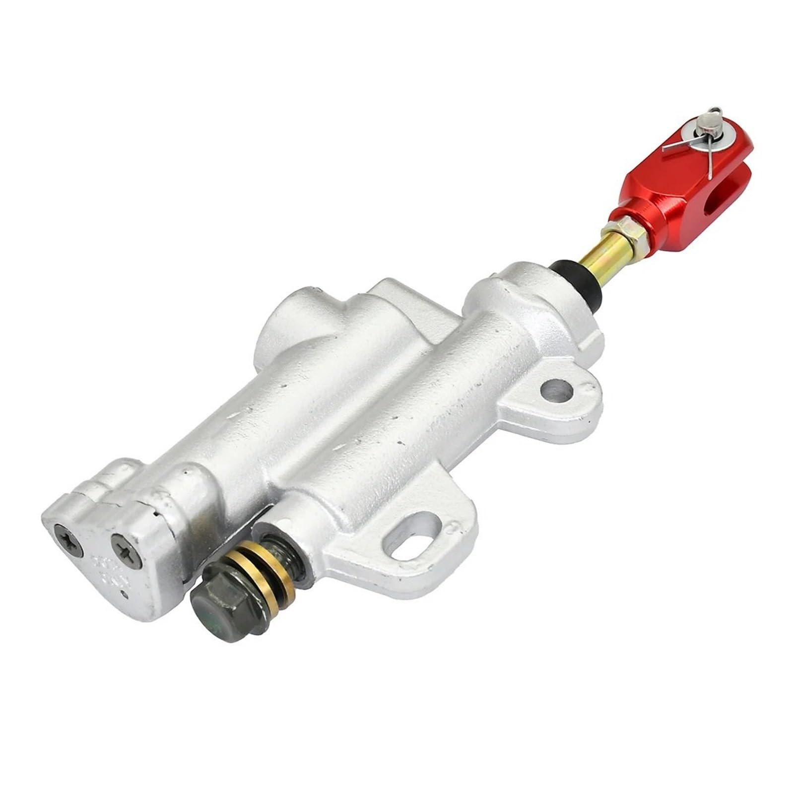 APSHDNCU Forward Brake Pump Fit for 125cc 150cc 250cc ATV Pit Pro Dirt Bike Motorcycle Rear Hydraulic Brake Master Cylinder Pump(Purple)
