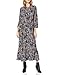 Produktbild TOM TAILOR Denim Damen Blumen Midi Kleid, 24904-navy Flower Print, S