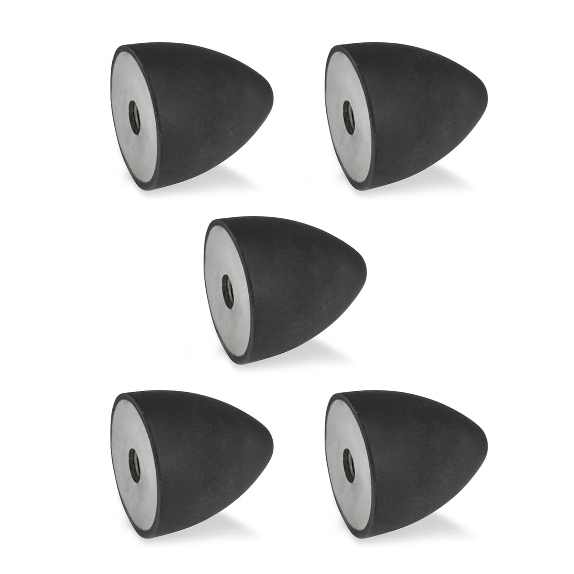 Ganter Normelemente Black Gn 353-20-24-M6-E-55 Stop Buffer With Internal Thread, Gewinde D2: M6