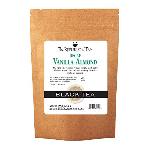 The Republic of Tea Decaf Vanilla Almond Black Tea, Refill Pack of 250 Tea Bags image 4