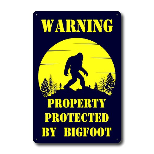 Dimarongton DIM-MR-01 'Warning Bigfoot' Gartenschild