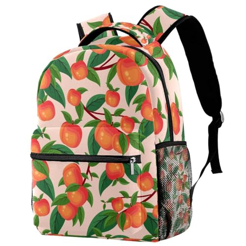 Sac à dos ordinateur 15 pouces Halloween citrouille et chauve-souris multicolore