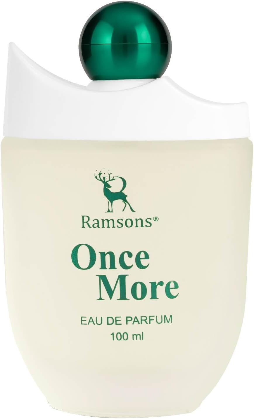 ONCE MORE Eau De Parfum | 100 ML | Perfume For Men | TN - Bergamot, Peach, Plum, Orange Blossom | MN - Mimosa, Vanilla Flower, Jasmine, Freesia, Rose | BN - Leather, Vanilla, Musk, Amber