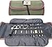 Delux Fly-Tying Material KIT for Tying 6 Basic Flies with DVD and Instruction Booklet - Fly Tying Tool Kit with Pouch