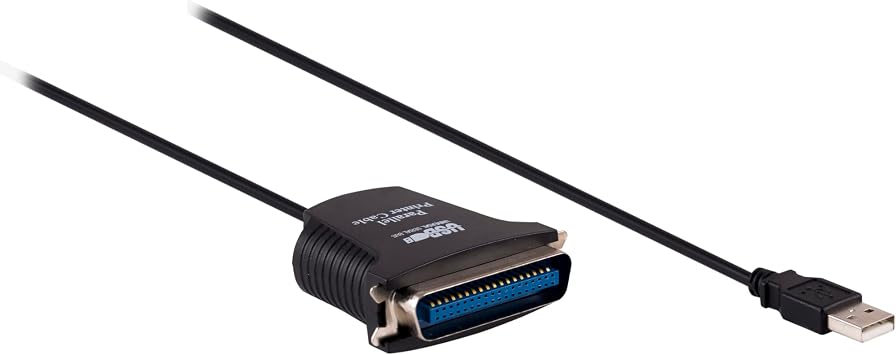 AtivaTM USB To Parallel Printer Adapter Cable, 6