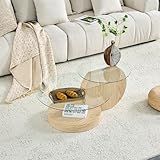 ✨【Elegante base in MDF con effetto marmo (non vero marmo)】 La struttura di supporto è realizzata in MDF di alta qualità con una laminazione decorativa effetto marmo (non vera pietra). Questo contrasto conferisce al tavolo un tocco elegante e moderno, ideale per interni minimalisti o in stile scandinavo.