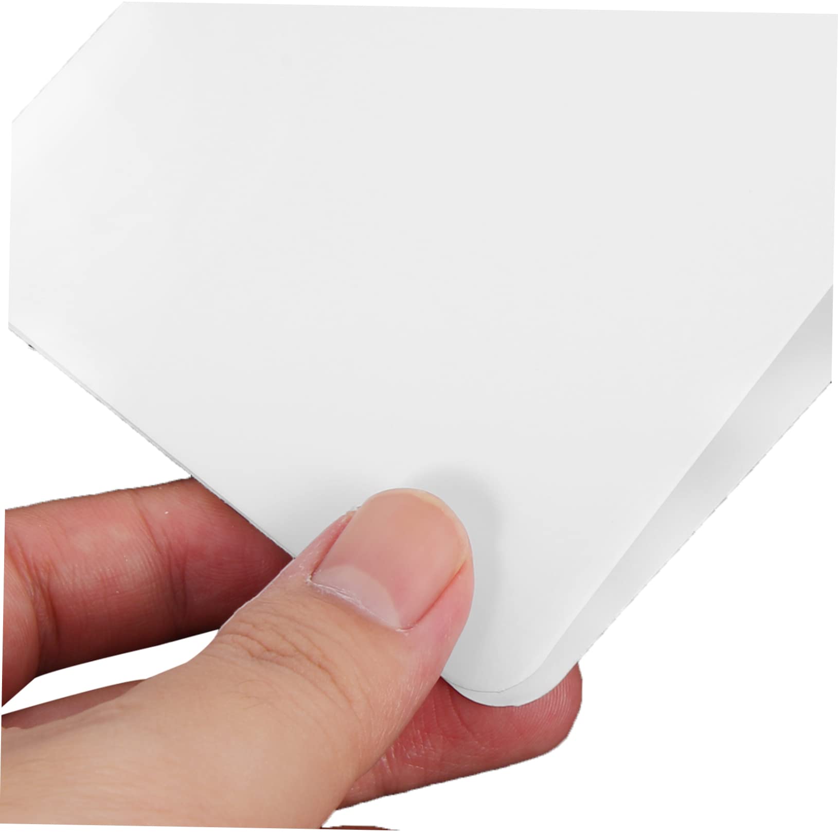 Leere Dankeskarten 100 Stück aus Papier, Beschreibbar, Weiß