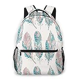 Große Kapazität: interne Struktur, 1 internes Fach, 4 interne kleine Taschen, geeignet für Laptop, iPad, Ladegerät, Bücher, Kleidung, Snacks, Brieftaschen, Federmäppchen, Brieftaschen, Lehrbücher, Notizbücher usw. 2 seitliche Netztaschen. Einstellbar. Geeignet für Regenschirm, Wasserflasche und Saftbox. 1 vordere Reißverschlusstasche, geeignet für Schlüssel, Mobiltelefone, kleine Servietten, Stifte und einige kleine Dinge oder andere kleine Schulsachen, stilvoll und praktisch.