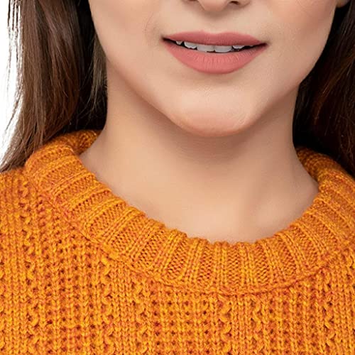 Image of Jai Geeta Hosiery Mills Launches Designer and Knitted Pullover Women Sweater These can be paired with Jeans and Legging in Winter Season Trendy Fashionable Solid