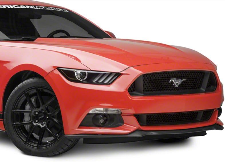 SEC10 Headlight Corner Tint; Smoked Compatible For 15-17 Mustang; 18-22 Mustang GT350, GT500