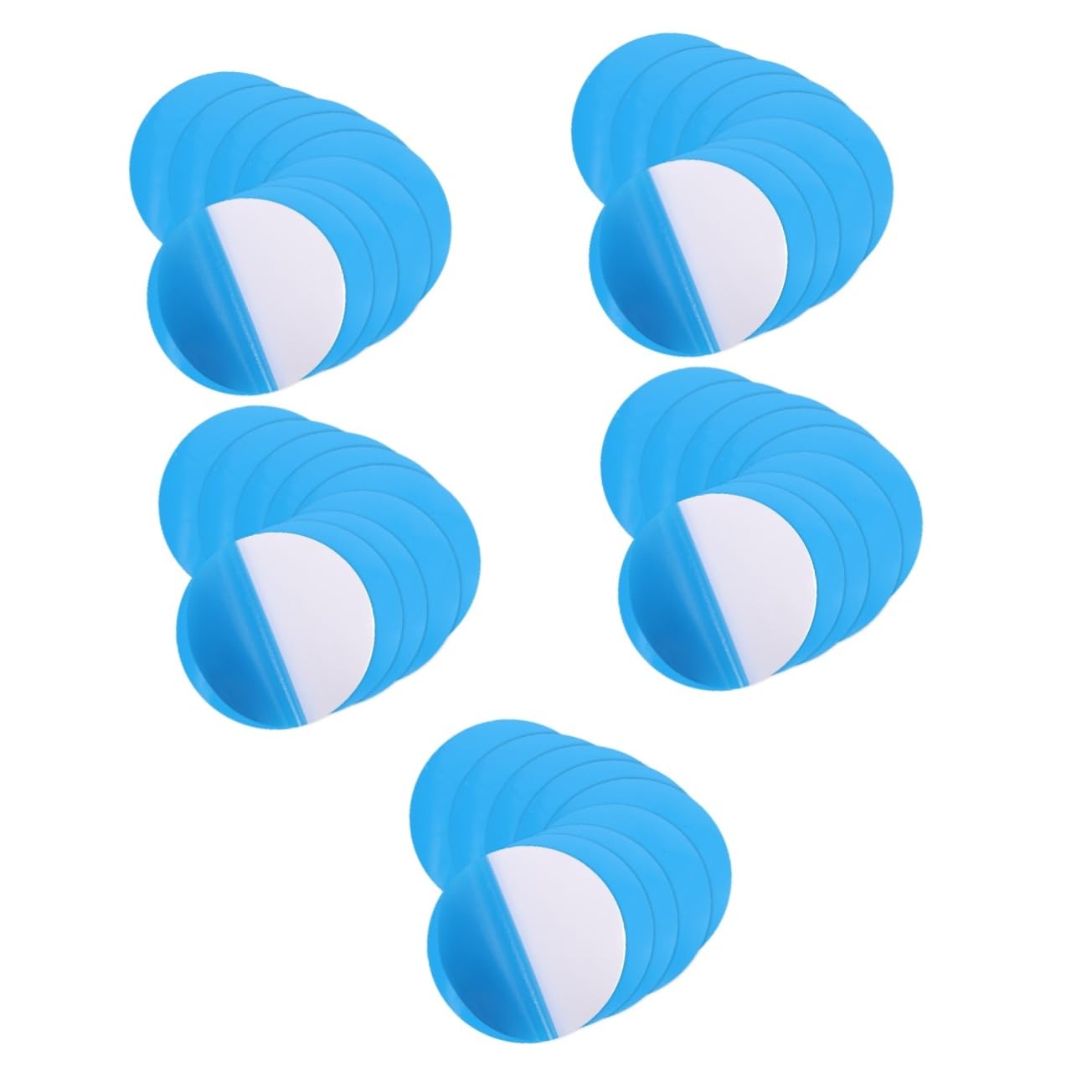 BESPORTBLE 50 Pcs PVC Repair Glue Inflatable Toys Repair Patch Vinyl Repair Tape Kayak Accessories Air Bed Repair Patch Boat Repair Patch Swimming Pool Patches Swim Ring Patch Round