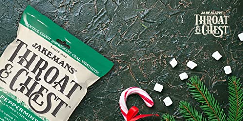 Jakemans Throat and Chest Lozenges, Peppermint, 30 Count