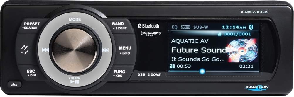 Bundle of 2 Items AQ-MP-5UBT-HS Digital Media Receiver for Harley-Davidson with SiriusXM SXV300V1 Connect Vehicle Tuner