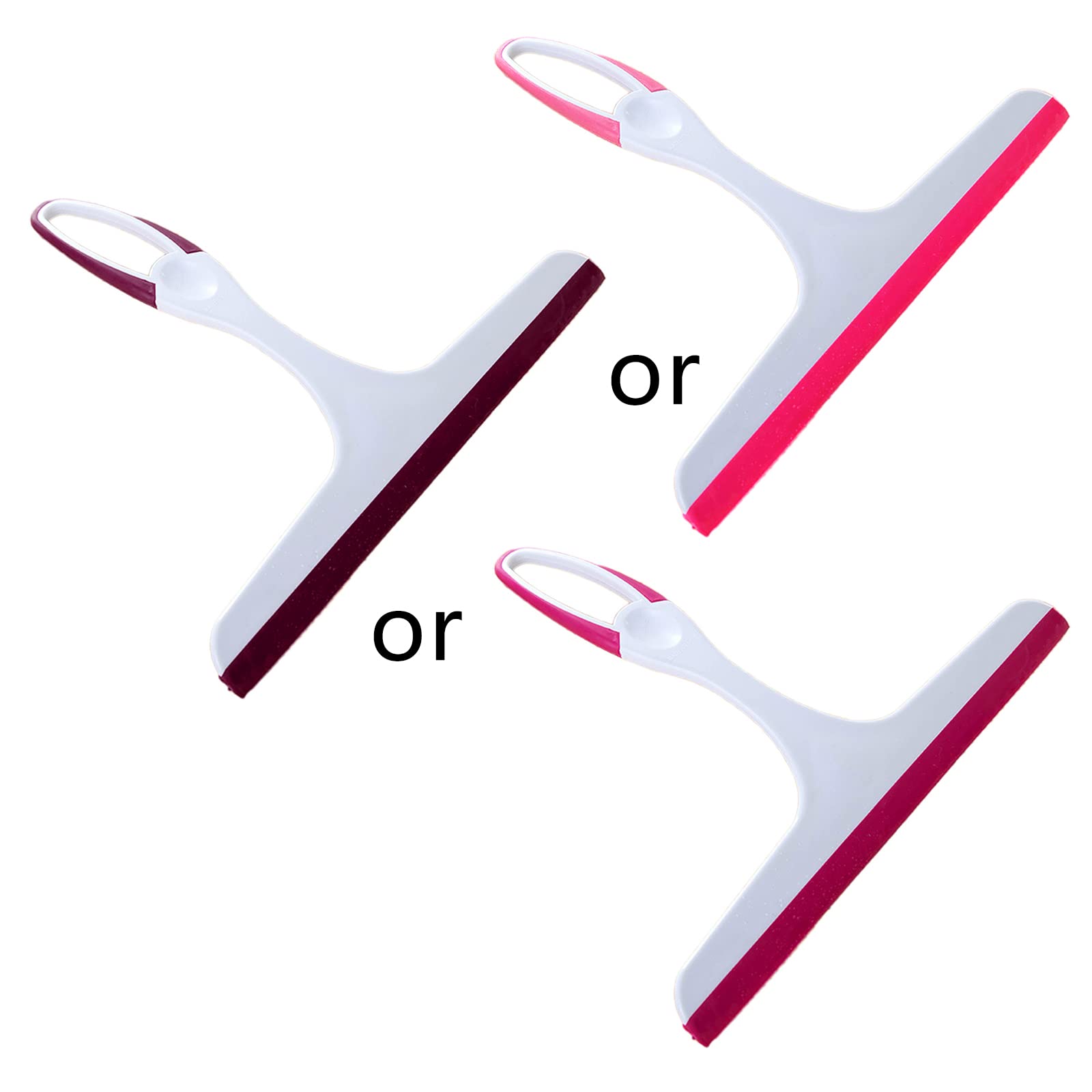 DGFJY Shower Squeegee Window Glass Wiper Cleaner Heavy Duty Window Scrubber Cleaning Window Scrubber, Blue