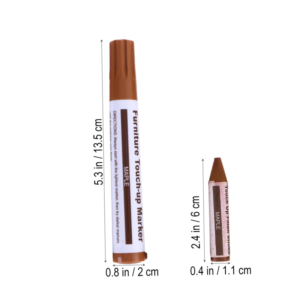 BCOATH Scratch Repair Pen for Furniture 12 in 1 Touch-up Paint Markers Stain Pens Fast Drying Fade Resistant Wood Furniture Maker