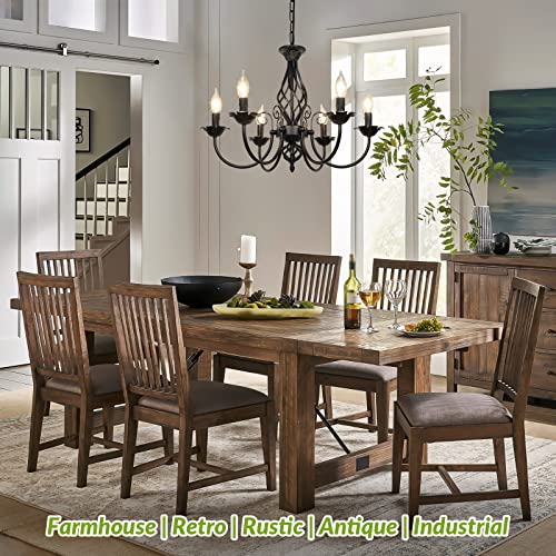 Verron 6-Light Farmhouse Candle Chandelier For Living Room thumb #1