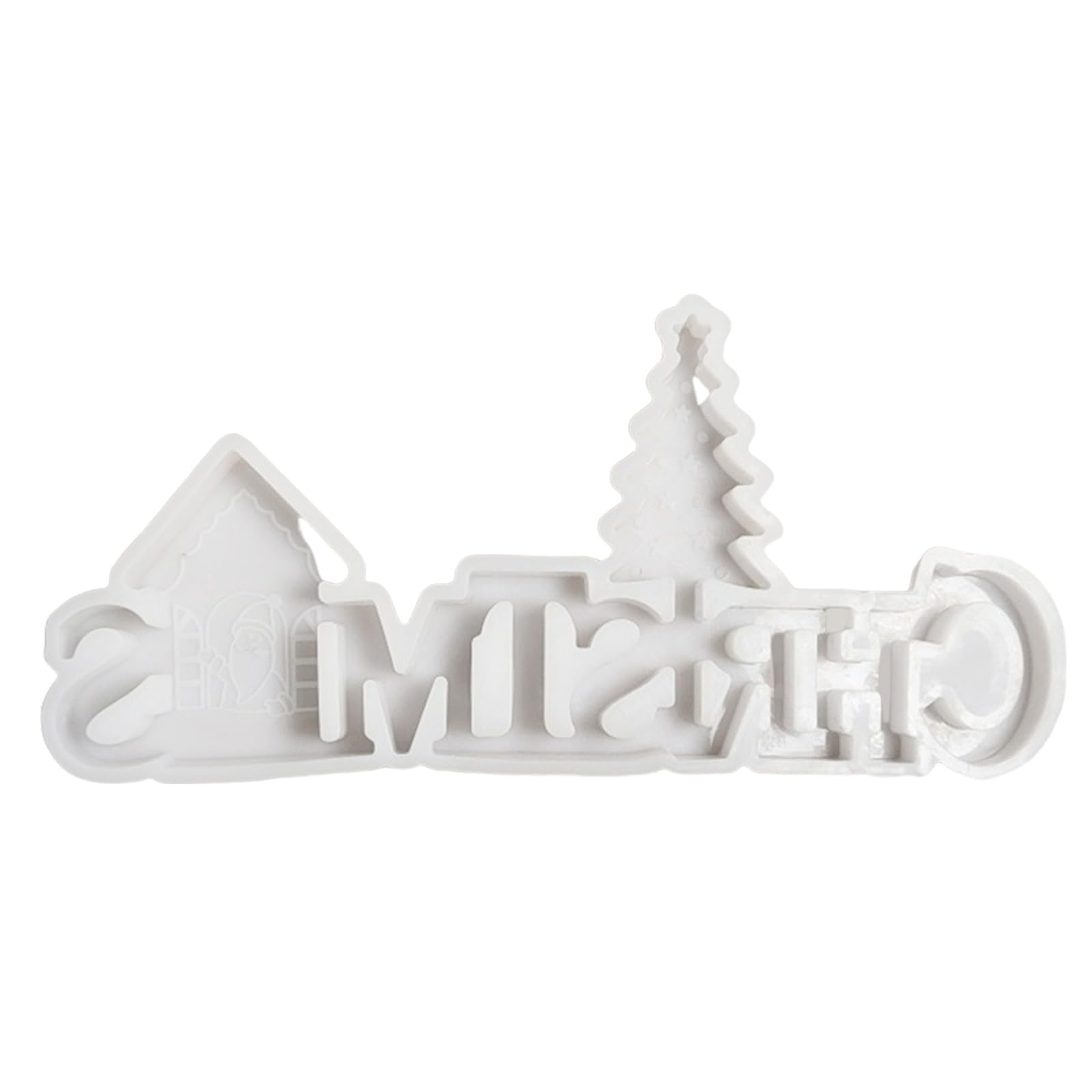 Tsophreniq Christmas Theme Resin Silicone Molds Silicones Concrete Cement Christmas Theme Silicone Molds for Epoxy Resin