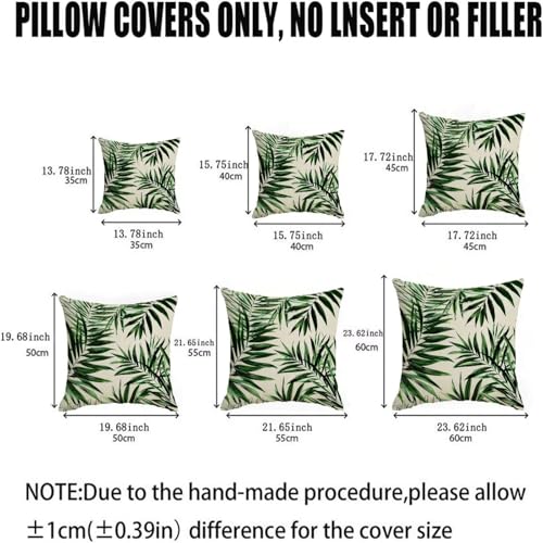 Housse de coussin 60x60 en velours vert chic et imperméable pour canapé