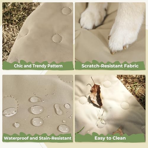 BurgeonNest 3 em 1 assento de carro pequeno para cães, cama para transporte de animais de estimação