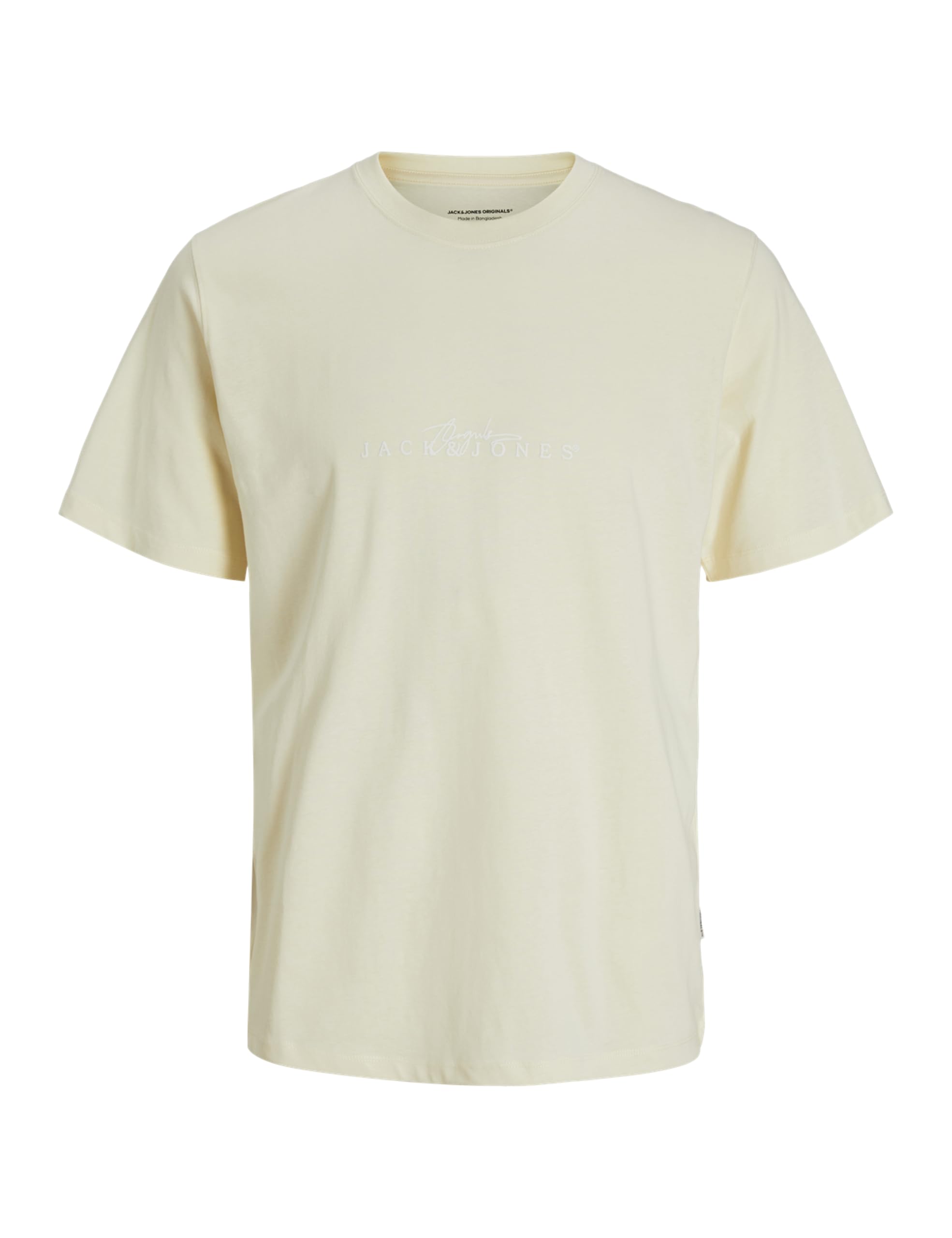 JACK & JONES Jorvarenna Branding Tee SS Crew Neck, Antique White, XS