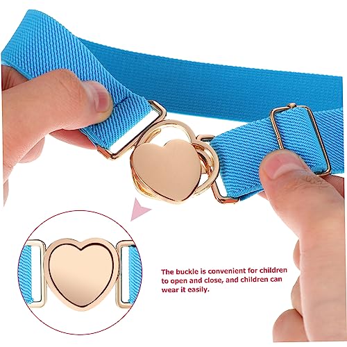 BESPORTBLE 4Pcs Kids Elastic Belts for Girls Decorative Adjustable Waist Belts in Multiple Colors for Toddler Girls Outfits4