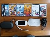 psp 6 jeux  Psp 1004 Blanche Céramique + 6 Jeux + Housse+ Memorystick 8gb