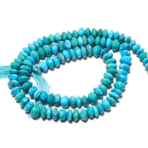 Turquoise perles bouton 5mm pour concevoir un bijou chargé d'histoire