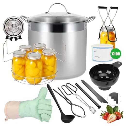 Large Stainless Steel Canning Pot Kit