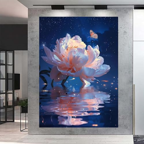 Tableau decoration murale plante WODJEM cadre 40x60cm impression dart