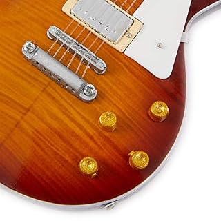 Mick Taylor (Rolling Stones Réplique de guitare miniature avec boîte de présentation et support - Les Beatles, Paul McCartney, John Lennon, RIngo Starr, George Harrison Mick Taylor (Rolling Stones Réplique de guitare miniature avec boîte de présentation et support – Image 4