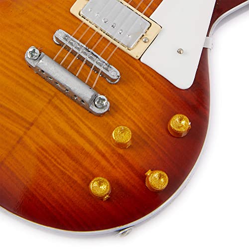 Mick Taylor (Rolling Stones Réplique de guitare miniature avec boîte de présentation et support - Les Beatles, Paul McCartney, John Lennon, RIngo Starr, George Harrison Mick Taylor (Rolling Stones Réplique de guitare miniature avec boîte de présentation et support – Image 5