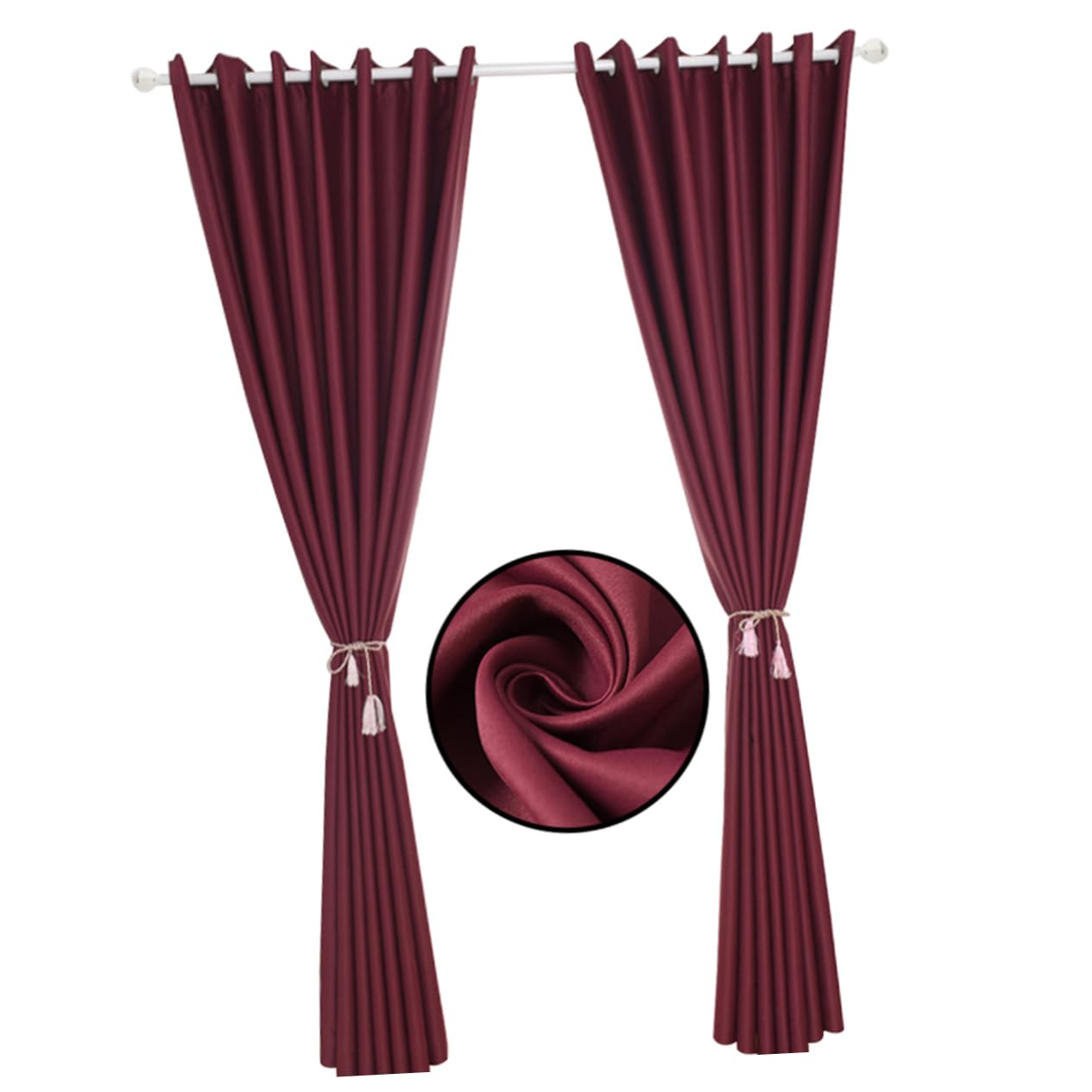 Cortina de ventana Amosfun para un salón luminoso y moderno en el día a día