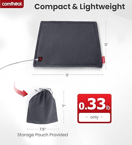 Miniatura 5 de Almohadilla térmica USB enchufable para viajar al aire libre, almohadilla térmica pequeña no recargable de 5 V para aliviar el dolor y calambres