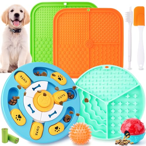 Forfon 10 Pack Complete Dog Puzzle Toys Set-Enrichment Toys for IQ Training & Mentally Stimulating