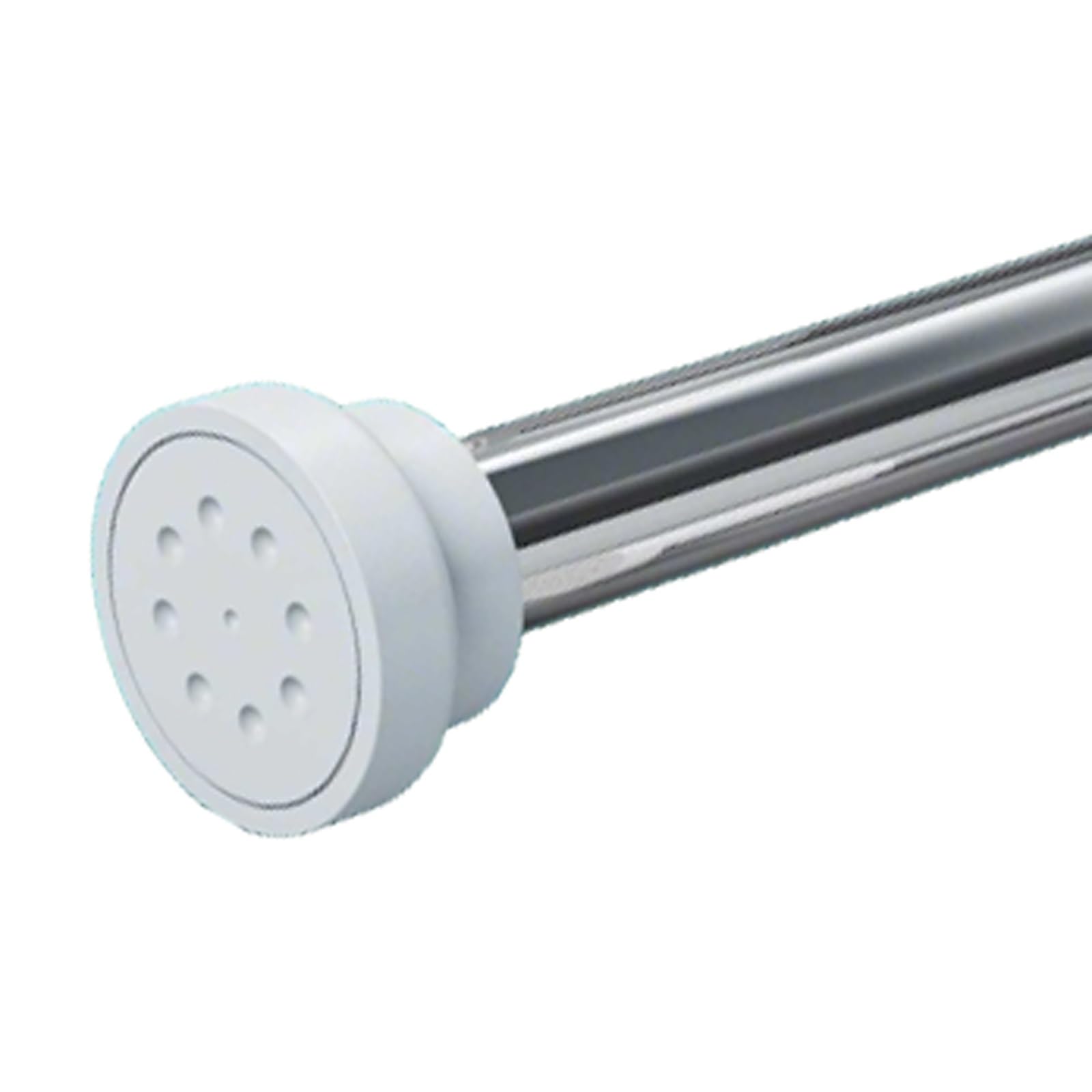 GLDYTVF Adjustable Stainless Steel Curtain Rod Telescopic Shower Curtain Pole Expandable Rod for Bathroom Closet and Drapes (95 150cm)