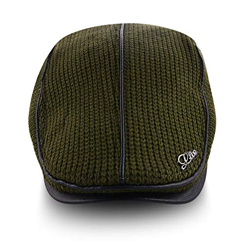 Image of M MOACC Men Beret Hat Cotton Adjustable Newsboy Hats Cabbie Gatsby Cap Driving Flat Caps