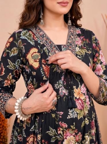 Image of Jikonet Women's Maternity Kurti for Feeding Zippers (VJK)