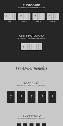 Miniatura 10 de MONSTA X Reason 12 álbum de CD + libro de fotos, libro de letras, tarjeta de fotos, tarjeta de fotos de unidad, POB+seguimiento (SET (1+2+3+4))