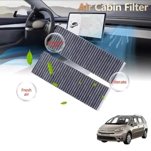 Filtro de aire HEPA 6447.XG para Citroën Berlingo, Peugeot Partner y C4 Picasso 2