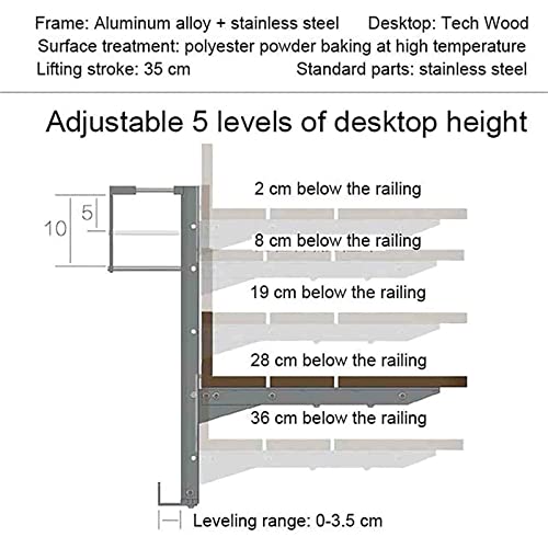 Table de terrasse pliante pour aménager un petit balcon urbain