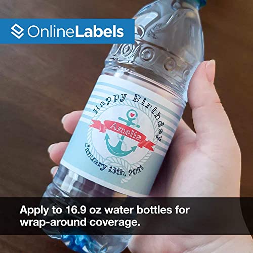 Bottle Labels - Not Waterproof - 8 X 2.5 - Pack Of 400 Labels, 100 Sheets - Inkjet/Laser Printer - Online Labels #TOP2
