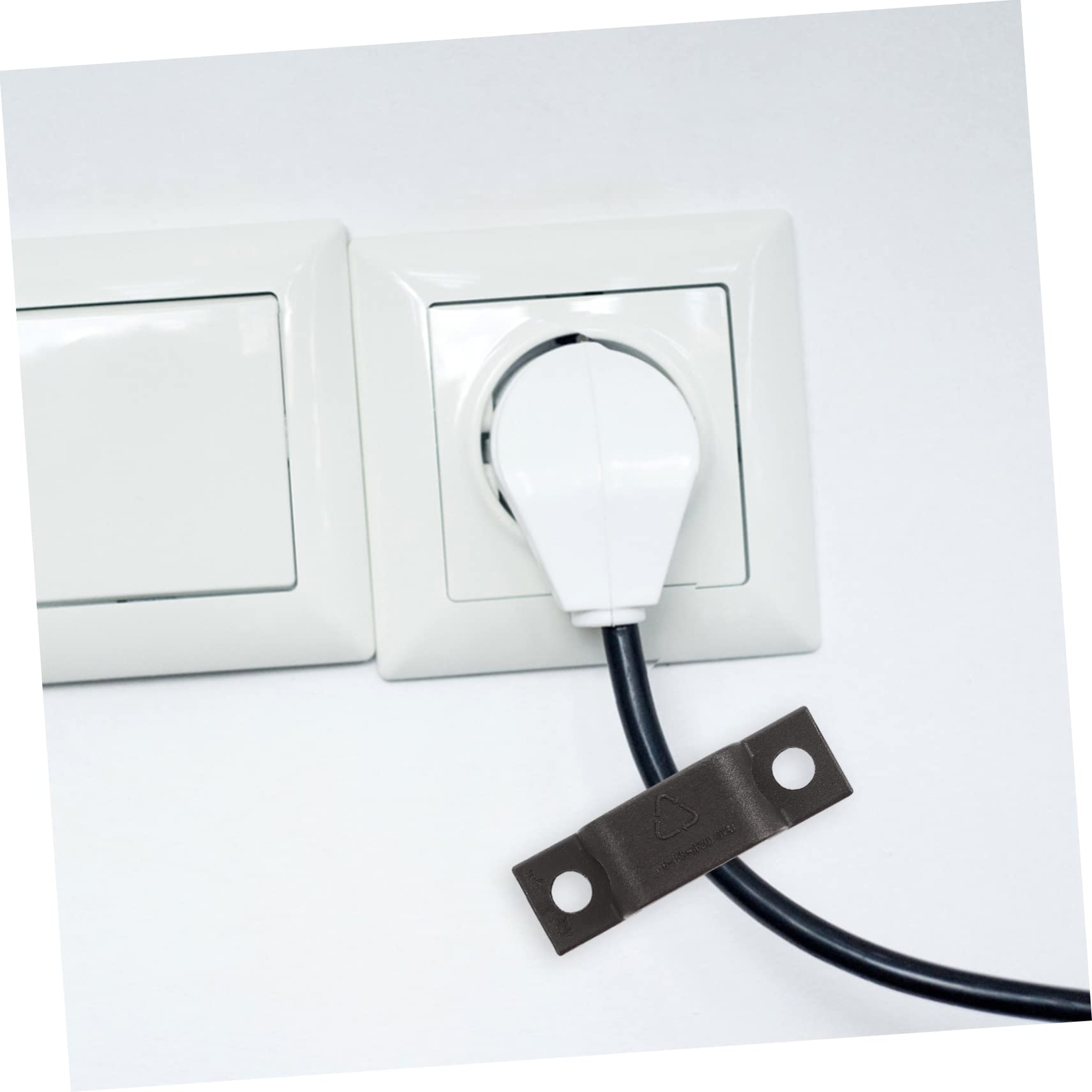 HOMSFOU 100stücke Kabelbinder Clips Stabile Kabelklemmen Für Effektive Kabelführung Installieren Für Tv Und Schreibtischkabel Strapazierfähigem Nylon
